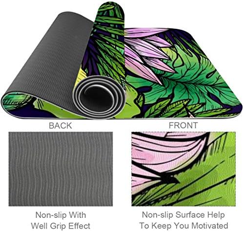 Unicey gros anti-alunecare exercițiu & amp; Fitness 1/4 yoga mat cu Tropical fără sudură model de imprimare pentru Yoga Pilates