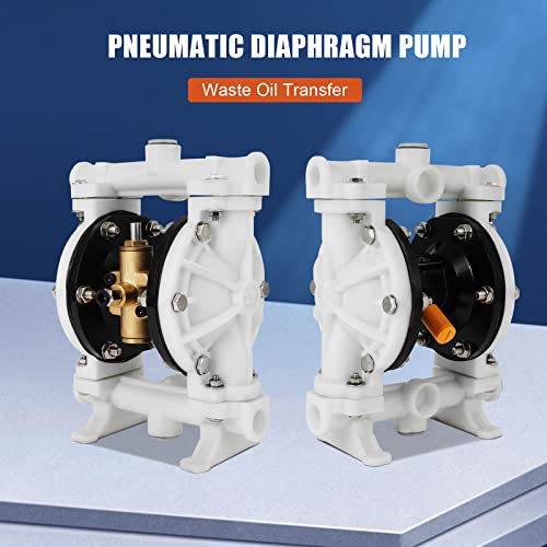 Pompa cu diafragmă dublă cu aer funcționat de aer 1/2 inlet de intrare pneumatică pompă de transfer de ulei pneumatic pentru