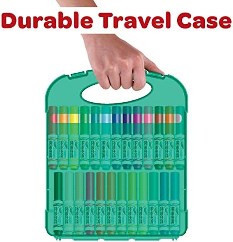 Crayola PIP Squeaks Marker Set, Markere lavabile pentru copii, caz de artă portabil, colorat pentru copii mici, Varsta 4+