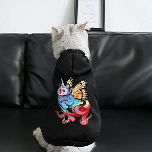Cat Unicorn Octopus Butterfly drăguț Pet Hoodie Winter Sweatshirt cu pălărie pentru câine Cat catelus Outfit vreme rece