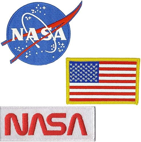 3 PC -uri NASA Logo SUA Flag Flag pe patch -uri ...